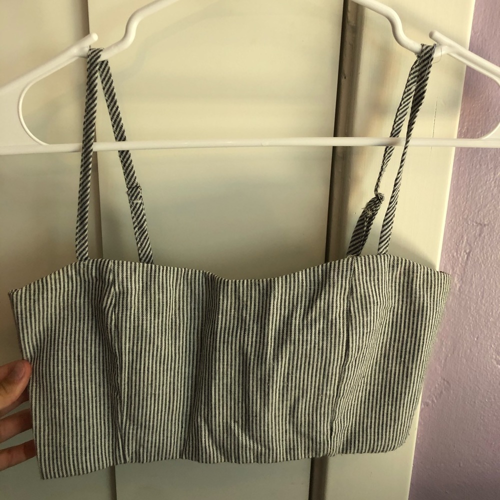 Brandy Melville Striped Bralette